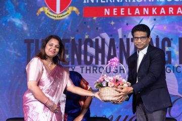 Dr. Sekar Viswanathan welcomed to gateway international school, nelankarai as a chief guest