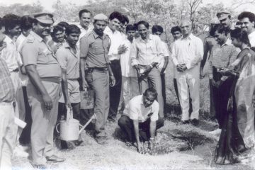 Vellore Engineering College - Year 1991 - Tree Plantation by NSS