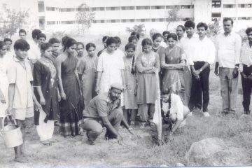 Vellore Engineering College - Year 1991 - Tree Plantation by NSS