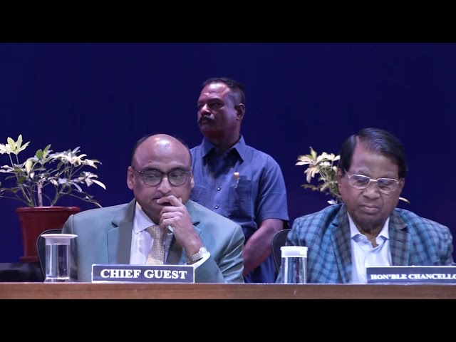 Vice president Dr. Sekar Viswanathan Soeech at VIT Chennai: University Day 2024