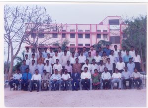 The students of Vellore Engineering College came together for a group photo shoot in 1996, creating memories to cherish for a lifetime.