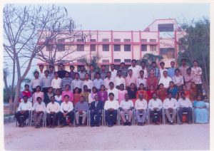 The students of Vellore Engineering College came together for a group photo shoot in 1996, creating memories to cherish for a lifetime.