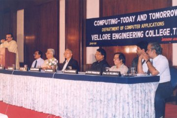 A seminar on "Computing - Today and Tomorrow" was organized by the Department of Computer Applications at Bangalore on August 29, 1998, with Guest of Honor Civil Aviation Minister Ananth Kumar.