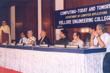 A seminar on "Computing - Today and Tomorrow" was organized by the Department of Computer Applications at Bangalore on August 29, 1998, with Guest of Honor Civil Aviation Minister Ananth Kumar.