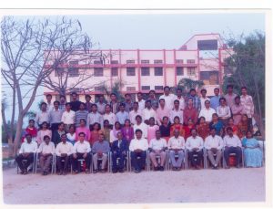 The students of Vellore Engineering College came together for a group photo shoot in 1996, creating memories to cherish for a lifetime.