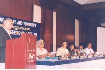 A seminar on "Computing - Today and Tomorrow" was organized by the Department of Computer Applications at Bangalore on August 29, 1998, with Guest of Honor Civil Aviation Minister Ananth Kumar.