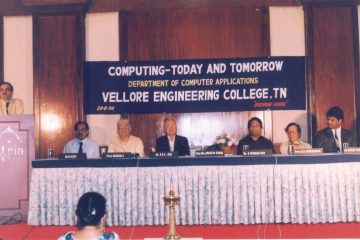 A seminar on "Computing - Today and Tomorrow" was organized by the Department of Computer Applications at Bangalore on August 29, 1998, with Guest of Honor Civil Aviation Minister Ananth Kumar.