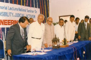 The Dr. Channa Reddy Auditorium was inaugurated at Vellore Engineering College on February 9, 1997, with Professor Madhu Dandavate, Deputy Chairman of the Planning Commission, gracing the occasion as the chief guest.