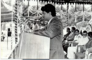 The foundation stone for the library at Vellore Engineering College was laid by Chief Guest Mr. M. GopalaKrishnan, Chairman and MD of Indian Bank, on December 22, 1994.