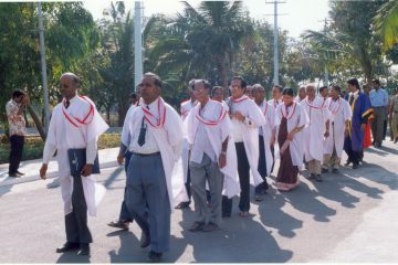 The 11th annual convocation of Vellore Engineering College was held in 1999.