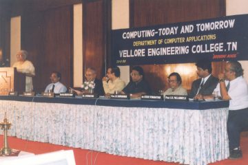 A seminar on "Computing - Today and Tomorrow" was organized by the Department of Computer Applications at Bangalore on August 29, 1998, with Guest of Honor Civil Aviation Minister Ananth Kumar.