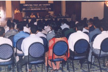 A seminar on "Computing - Today and Tomorrow" was organized by the Department of Computer Applications at Bangalore on August 29, 1998, with Guest of Honor Civil Aviation Minister Ananth Kumar.