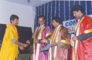 The Annual Convocation of Vellore Engineering College was held on July 10, 1997, and was graced by the presence of Dr. Elango, Vice Chancellor of Bharathiar University, as the chief guest, who conferred degrees upon the graduating students.