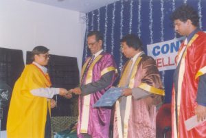 The Annual Convocation of Vellore Engineering College was held on July 10, 1997, and was graced by the presence of Dr. Elango, Vice Chancellor of Bharathiar University, as the chief guest, who conferred degrees upon the graduating students.