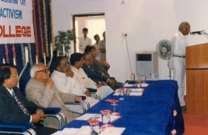 The Dr. Channa Reddy Auditorium was inaugurated at Vellore Engineering College on February 9, 1997, with Professor Madhu Dandavate, Deputy Chairman of the Planning Commission, gracing the occasion as the chief guest.