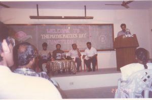 Vellore Engineering College organized a Mathematical Meet in 1996, providing a platform for students to explore numerical frontiers.