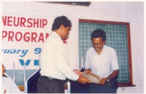 Vellore Engineering College conducted an Entrepreneurship Development Program in 1996, empowering innovators and future entrepreneurs.