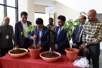 According to Planting initiative Mr. M. B. Chittibabu sir done planting in the first Day of Freshers Induction Programme.