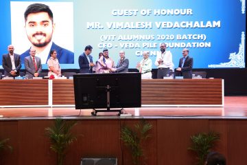 Honored Mr. Vimalesh Vedachalam in the 23rd July Fresher's Induction Programme 2024