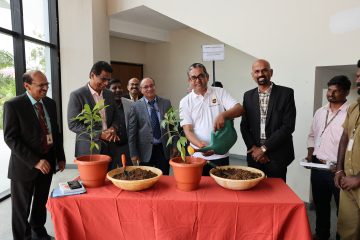 Planting Initiative done with Dr. Subramani Ramakrishnan in the 25th July Fresher's Induction Programme 2024