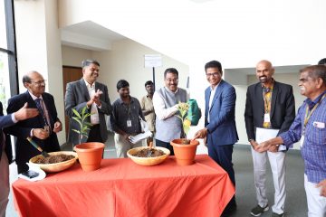 Planting Initiative done by Dr. Sanjeev Kumar Varshney in the 26th July Fresher's Induction Programme 2024