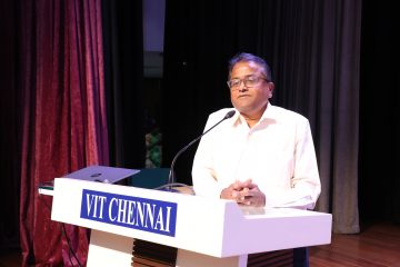 Mr. Ramesh Barath given an Inspiring speech at second day (11-07-2024) of freshers induction programme.