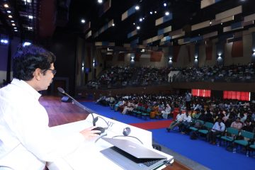 Chief Guest Dr. Irai Anbu IAS sir given an Inspiring speech at second day (11-07-2024) of freshers induction programme.