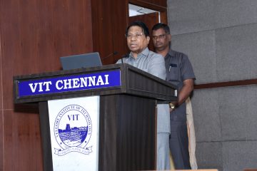 Dr. G. Viswanathan given a mind blowing speech at faculty research awards.