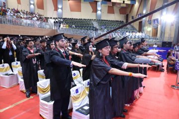 Students taking pledge in day 2 of convocation 18th august 2024.