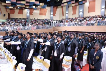 Students taking pledge in day 2 of convocation 18th august 2024.