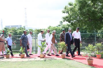 Justice Kalifulla's, Dr. Sekar Viswanathan and other dignitaries walking to stage.