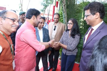 Welcoming Shri G. Kishan Reddy to the 1st day of convocation 2024