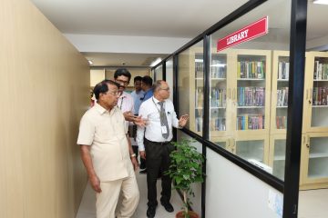 Dr. G. Viswanathan sir visiting each sections of research scholars' hall