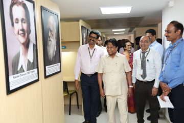 Dr. G. Viswanathan sir visiting each sections of research scholars' hall