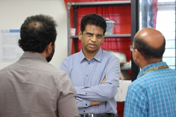 Dr. Sekar Viswanathan Visiting SDG 11 Project Expo on Sept 18, 2024.