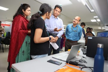 Dr. Sekar Viswanathan Visiting SDG 11 Project Expo on Sept 18, 2024.