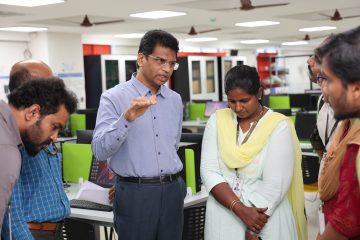 Dr. Sekar Viswanathan Visiting SDG 11 Project Expo on Sept 18, 2024.