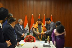 VIT VP Sekar Meeting with Shri Dharmendra Pradhan